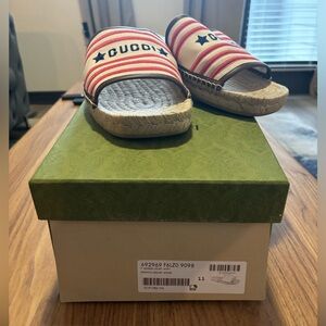 Gucci Espadrille Slides